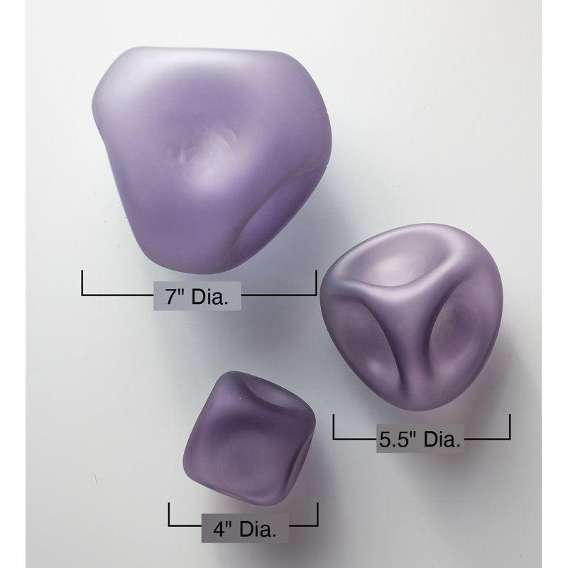 Glass Wall Decor, Purple