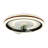 Emmeram 20'' Ultra-Low Profile Ceiling Fan with LED Lights, Remote and App Control