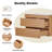 30" Wall Mounted Floating Single Vanity With Ceramic Sink