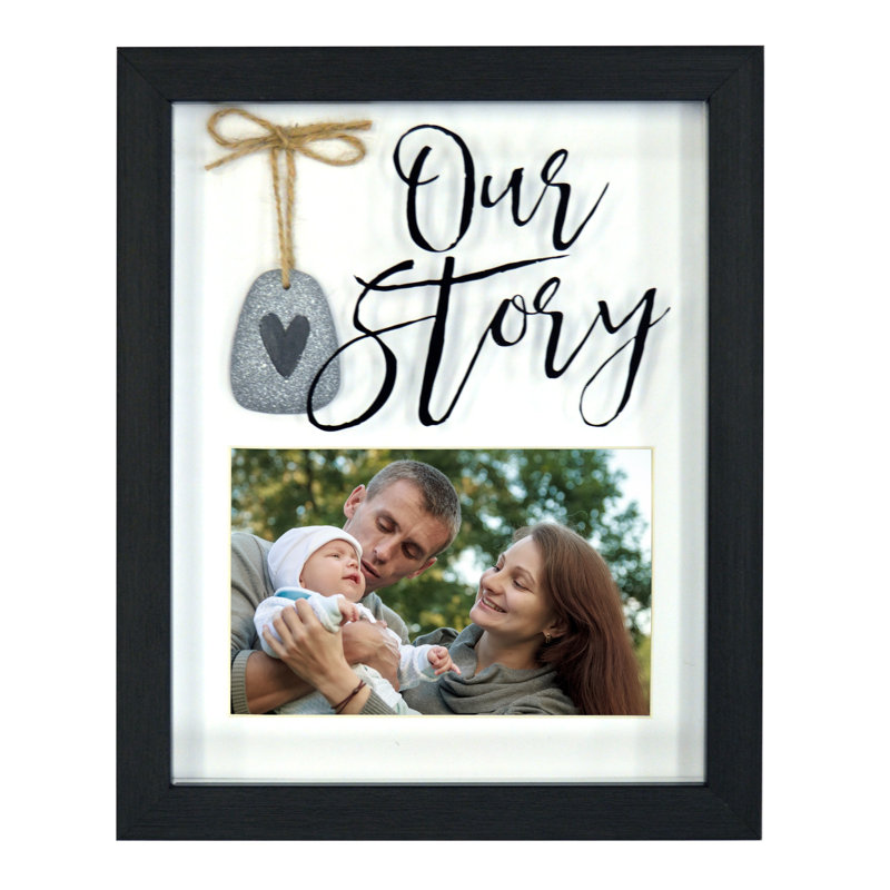 Marisha Our Storey Pebble Art Shadowbox Picture Frame
