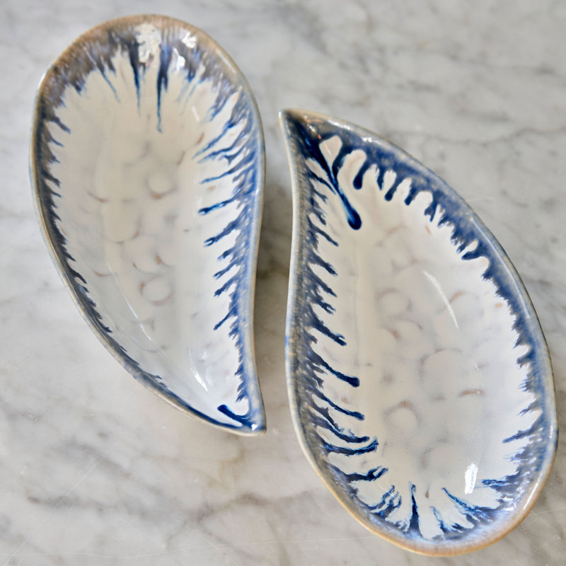 Burlington Mussel Shell Bowl Set, S, Pool