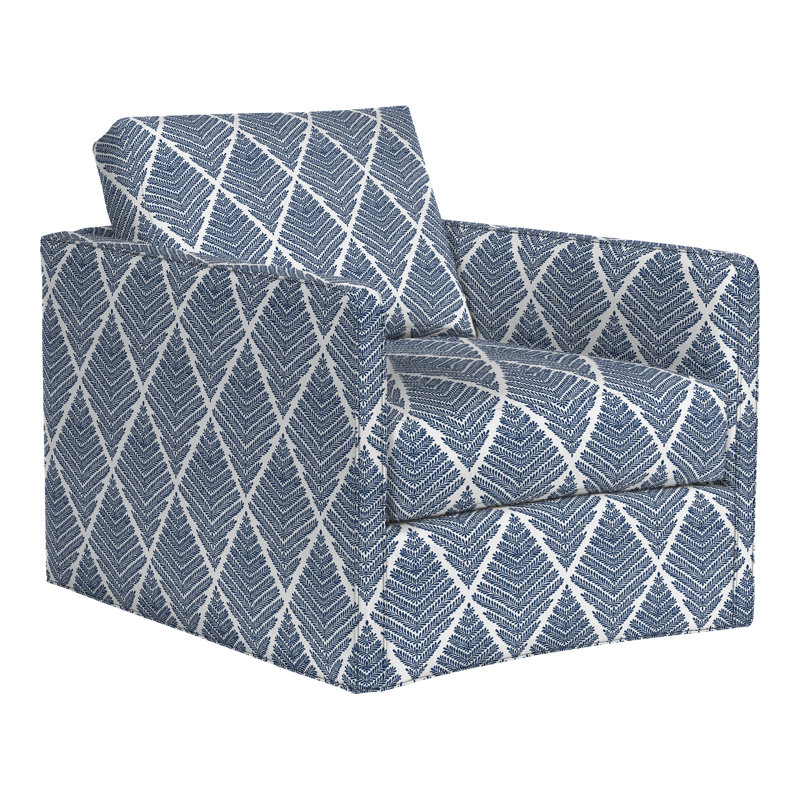 Chaise pivotante Wynne, Perigold Emmeline Lapis