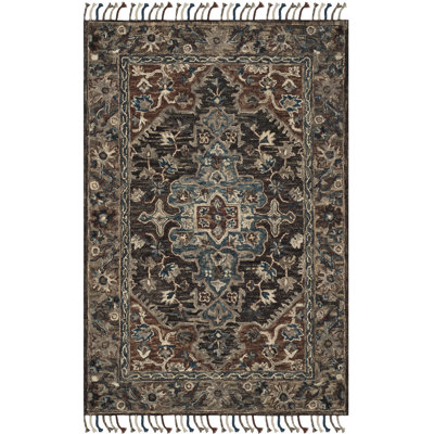 Tapis oriental en laine touffeté à la main Vahakn