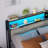Queen Size Bed Frame With Headboard, RGB LED Light & Charging Station - Rustic Grey-752272424