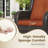 2-Person Polyethylene (PE) Wicker Outdoor Conversation Sets with 2  Chairs And 2 Ottomans-2034235022