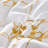 Queen Size Metallic Marble Comforter Set with Sheets,7-Piece Bed in a Bag Luxe Gold Foil Print Bedding Sets-113693349-113693350