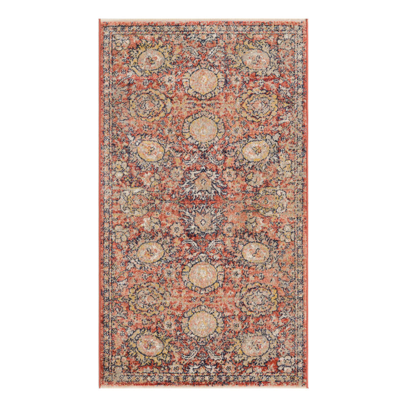 Akira Floral Indoor Rug, Rectangle 2'11" x 5'3"