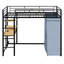 Lit mezzanine simple en métal avec bureau-1692323812-1692323811