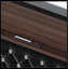Structure de lit double capitonnée en velours pleine grandeur avec port USB et veilleuse, tête de lit haute 52 po avec rivets, lit plateforme à oreilles avec tablette de tête de lit, noir-35018449