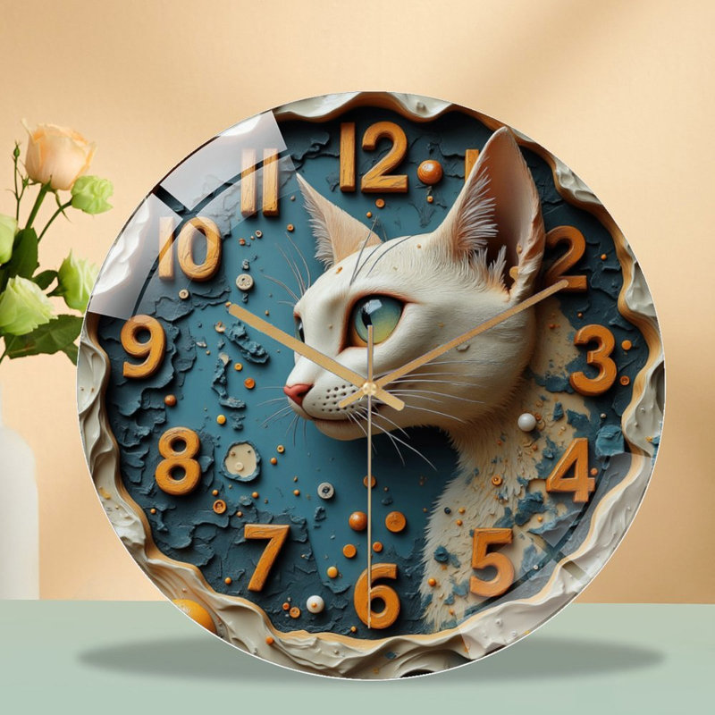 Horloge murale créative 12 po
