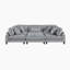 Canapé modulaire en velours côtelé 6 pièces 120 po Loowit-1482691842