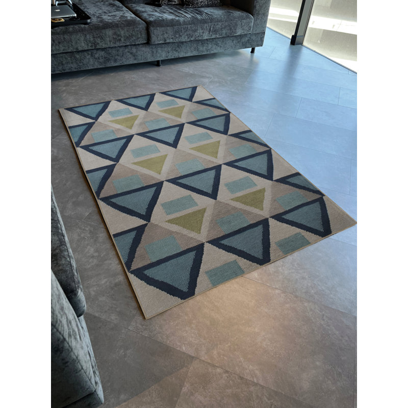 Tapis en polypropylène à motif géométrique Sereina, Rectangle 3 pi 3 po x 8 pi 2 po