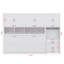 Lit simple escamotable avec placard, tiroirs et bureau