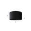 20cm H Velvet Drum Pendant Shade ( Screw On )-664550217-619335848