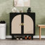 Armoire à deux portes avec stratifié réglable et dispositif anti-déversement, convenant à la chambre à coucher, au salon et au bureau
