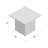 Priestley Square Stainless Steel Propane Fire Pit Table with Lid