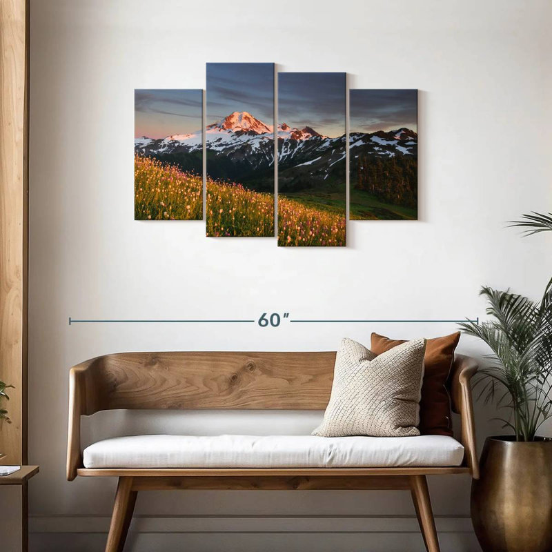Alvord Baker Mountain View, H 27 po x l 43 po