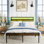 Queen Size Bed Frame, Storage Headboard With LED Light