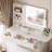 Jakaylen Vanity Makeup Desk with LED Light-231338822