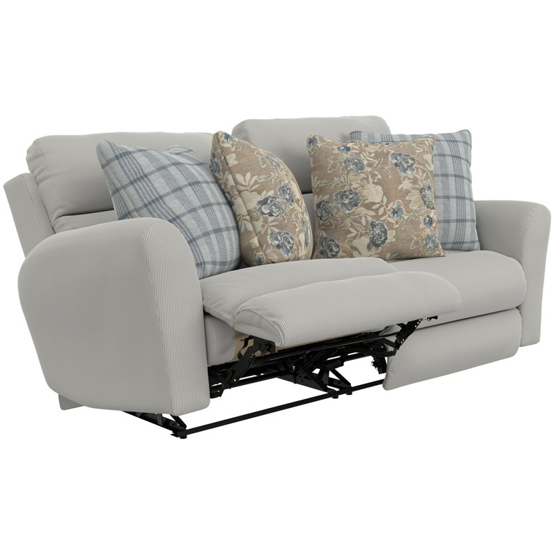 Chappy Power Lay Flat Reclining Sofa, Manual, Tan, Manual - Handle / Lever