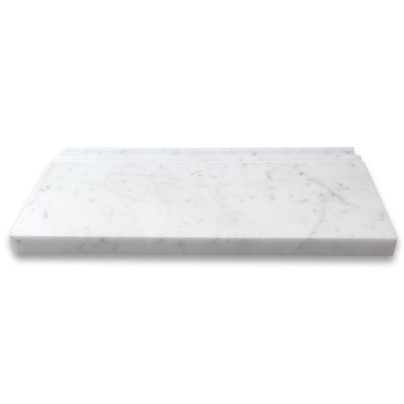 6" x 12" Beveled Marble Wall & Floor Tile