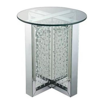 table de bout à pieds croisés