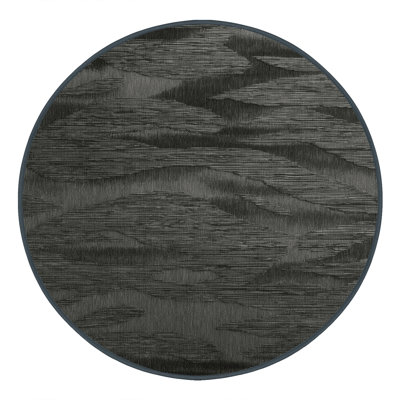 Tapis abstrait gris lavable à la machine