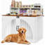 Cage pour chien avec rangement ouvert-1234701729-1234701730