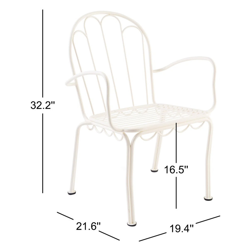 The Alfresco Dining Chair in Antique White, Antique White