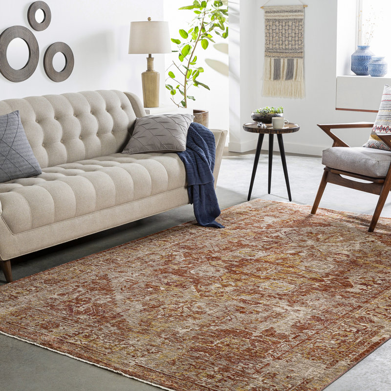 Vintage Look Area Rug, Rectangle 200 x 290cm