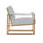 Orleans Faux Leather Armchair