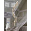 Luminaire suspendu DEL en cristal 12 lumières Dylana