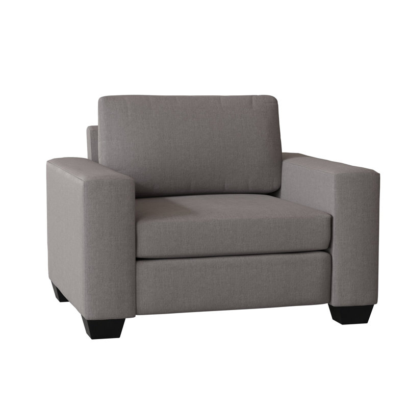 Anastase Upholstered Chair And A Half, Unfinished, Entice Mist