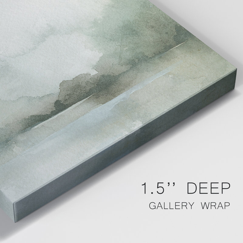 Impression sur toile tendue «Heavy Fog II», H 36 po x l 24 po x P 1 po