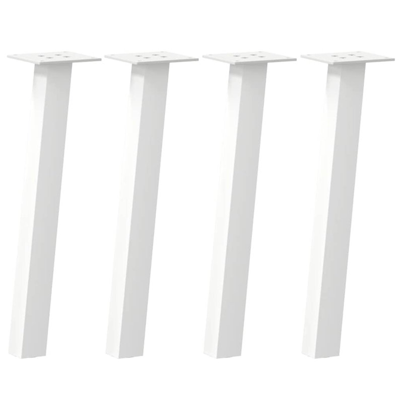 Avelien Table Leg, 42cm H x 10cm W x 10cm D, White