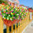 12pcs Artificial Flowers for Outdoor,Artificial Greenery Fake Shrubs Flowers,UV Resistant Fake Flowers No Fade Faux Plastic Plants for Outdoor Planters for Home Garden Outside Porch Decor