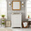 Petit meuble-lavabo de 24 pouces avec lavabo, meuble de rangement pour salle de bain avec tablette réglable à 3 hauteurs et tiroir de rangement divisé-592132952