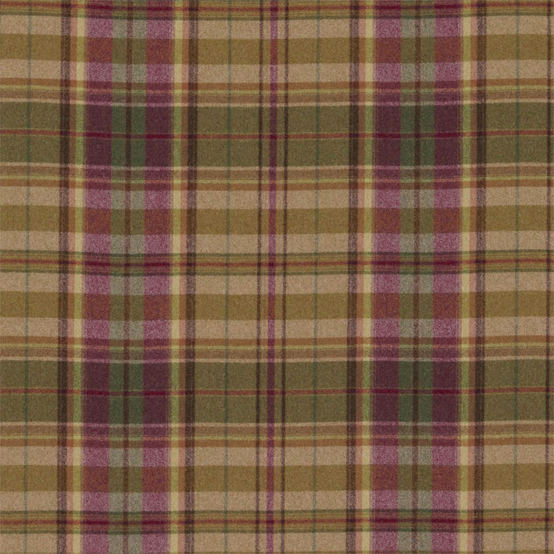 Byron Fabric, Caramel/Burgundy