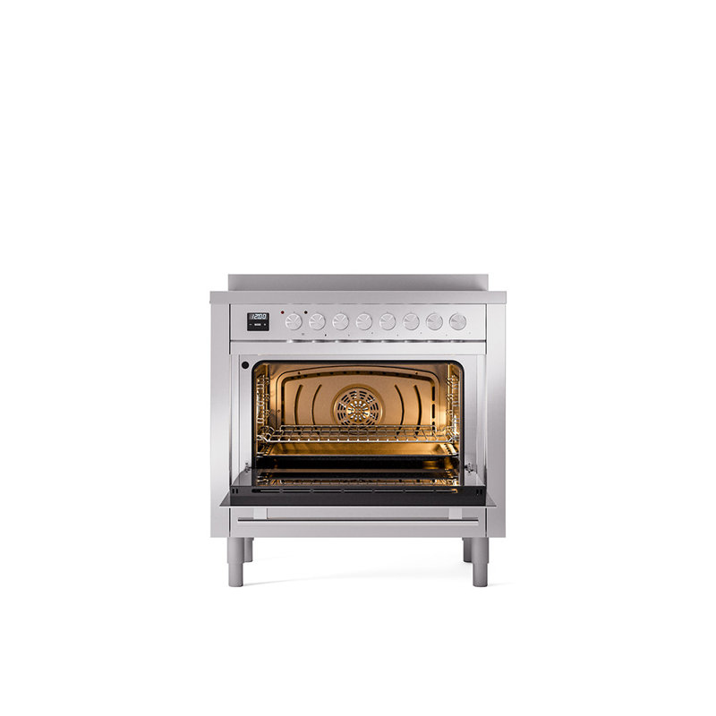 ILVE Professional Plus II 36 in Induction Range, Stainless Steel