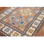 Tapis de vestibule oriental traditionnel en laine Kazak 2x3