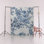 Blue-Themed Tree, Flower, and Stork Patterned Creative Modern Decorative Rug