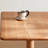Burlywood+White Rectangular Solid Wood+Carbon Steel+Plastic End Table