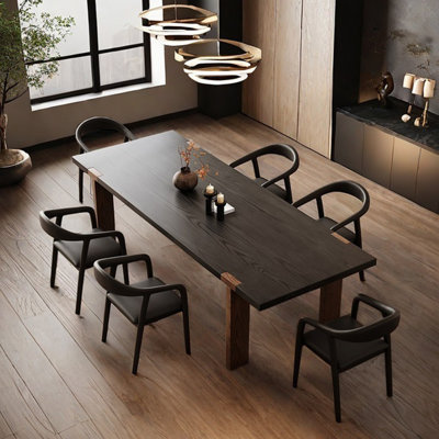 Table de salle à manger en bois de frêne