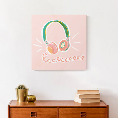 " Headphones " Painting Print