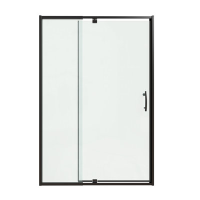 Pivot Semi-Frameless Shower Door With 1/4" Tempered Glass
