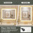 Led Bathroom Mirror, Metal Framed Lighted Vanity Mirror, Wall Mounted Bathroom Mirror With Lights, Natural Light, Anti Fog, Dimmable-114247769-114247770