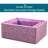 5-Pack Decorative Storage Baskets Stackable Woven Basket with Fabric Liner-71136183