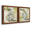 Ensemble de 2 cadres photo sur toile, "Deo"-238603377-238603376