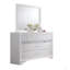 Commode 7 tiroirs Traditional en bois blanc (commode)