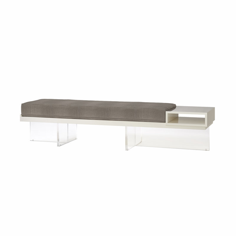 Banc de rangement Margot, Synergy avoine (tissu performance) 1142-01